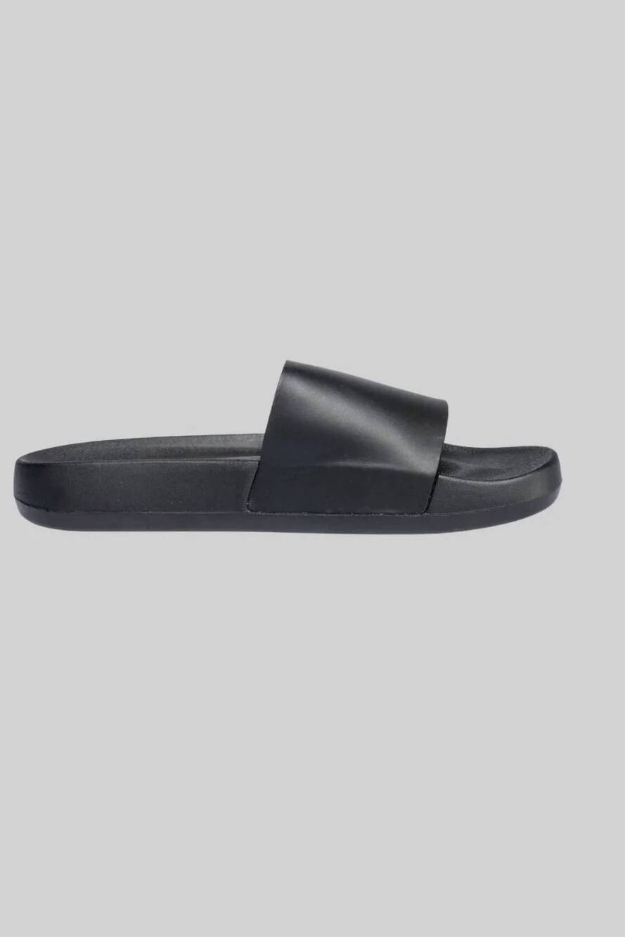 NEW BRANDBLACK unisex kashiba lux slides in black